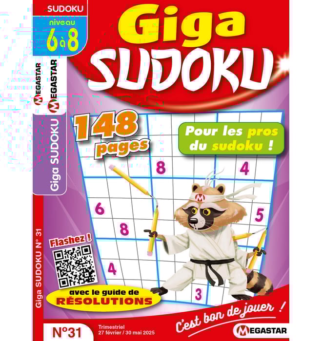 Giga Sudoku niv 6 à 8