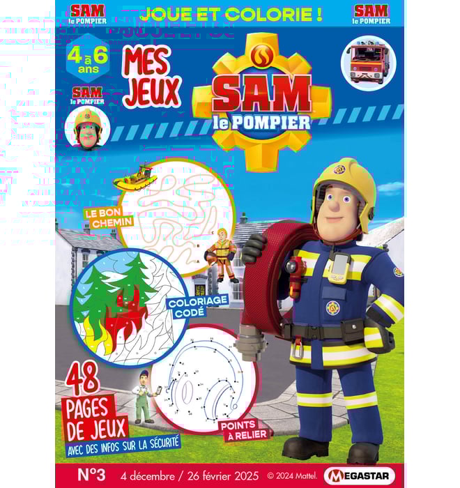 Mes jeux Sam le pompier 4 à 6 ans Numéro 3
