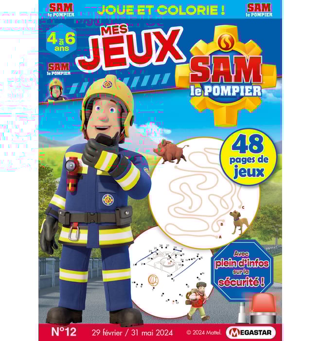 Mes jeux Sam le pompier