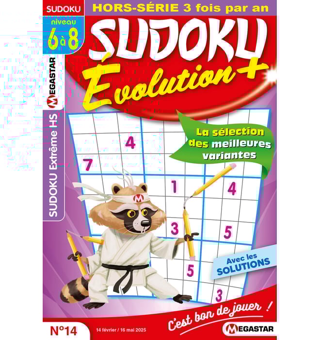 Sudoku Extrême HS évolution + Numéro 14 Sudoku Extrême HS évolution + Numéro 14