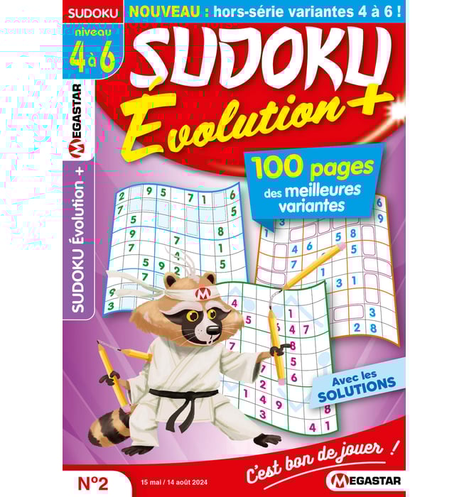 Sudoku Extreme Hors-série évolution + 4-6 Numéro 2 Sudoku Extreme Hors-série évolution + 4-6 Numéro 2