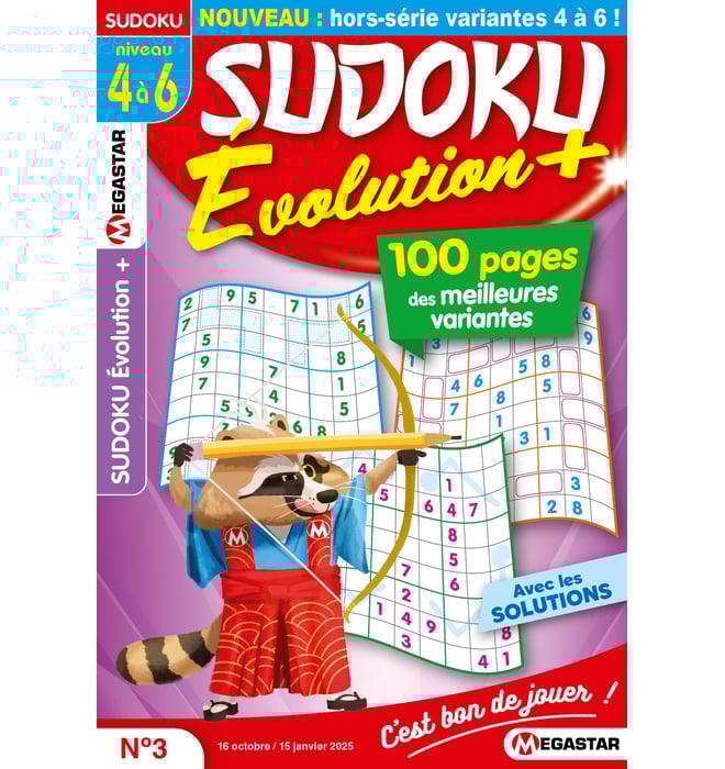 Sudoku Extreme Hors-série évolution + 4-6 Numéro 3 Sudoku Extreme Hors-série évolution + 4-6 Numéro 3