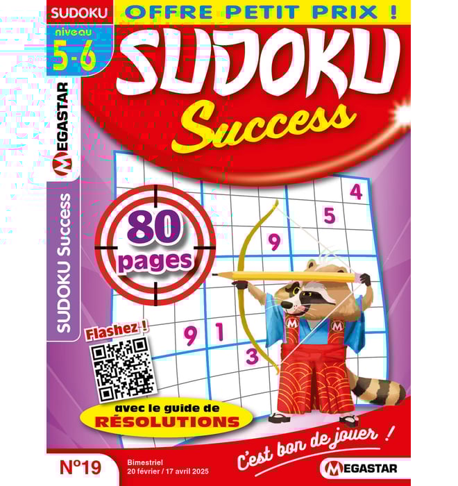 Sudoku Success Numéro 19 Sudoku Success Numéro 19