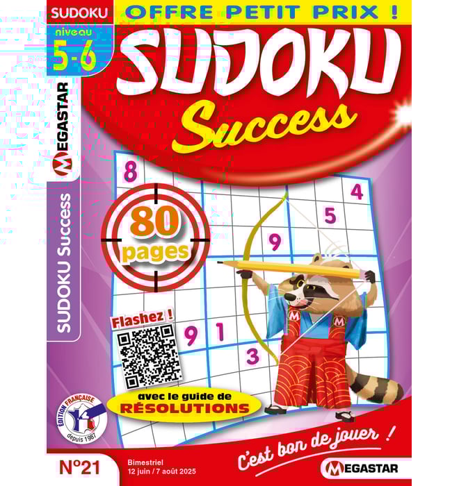 Sudoku Success Numéro 21 Sudoku Success Numéro 21