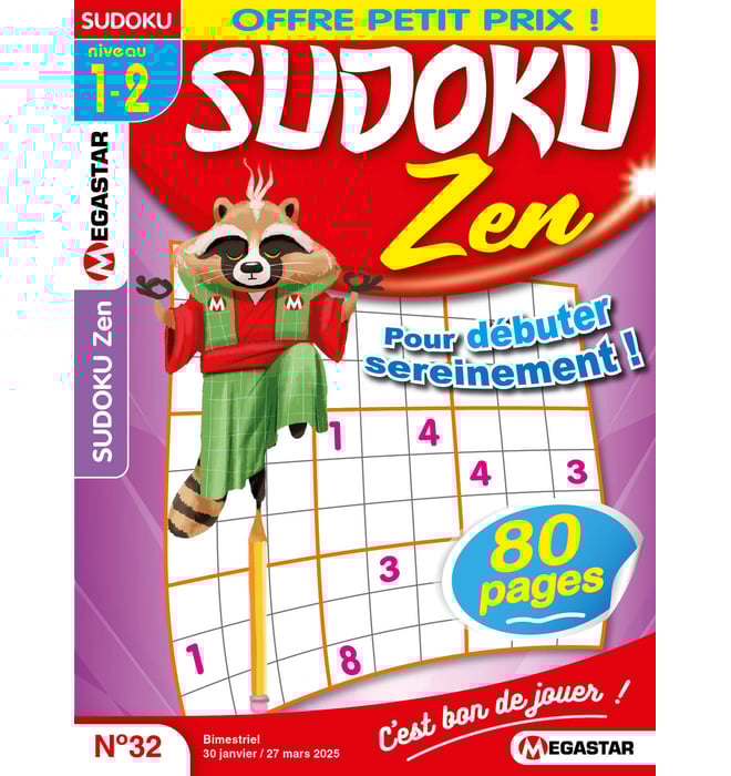 Sudoku Zen Numéro 32