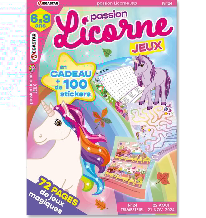 Passion licorne Jeux Numéro 24 Passion licorne Jeux Numéro 24