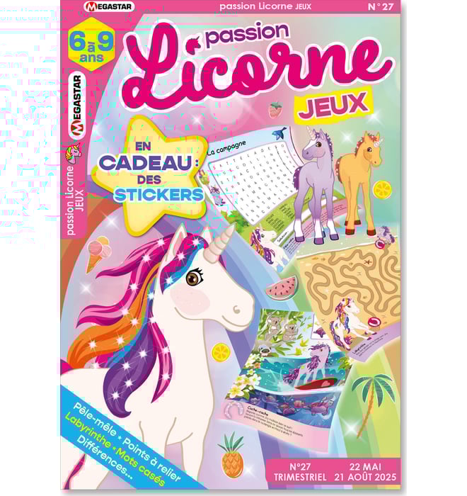 Passion licorne Jeux Numéro 27 Passion licorne Jeux Numéro 27