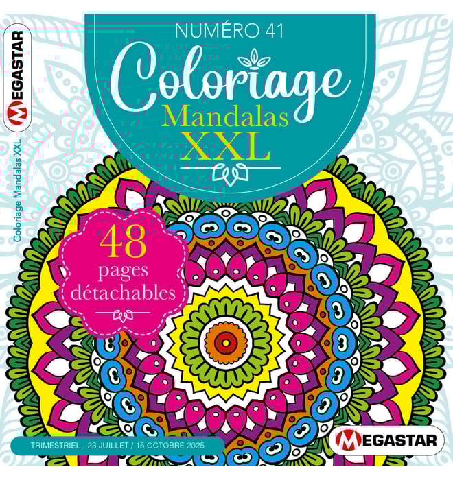 Coloriage Mandalas XXL Numéro 41 Coloriage Mandalas XXL Numéro 41