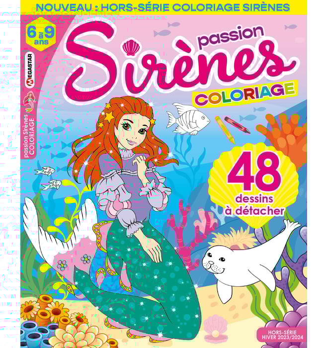Passion Sirènes coloriages Hors-série Numéro 3 Passion Sirènes coloriages Hors-série Numéro 3