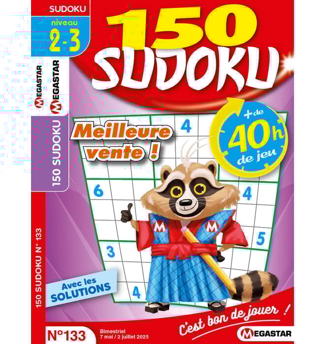150 Sudoku Numéro 133 150 Sudoku Numéro 133