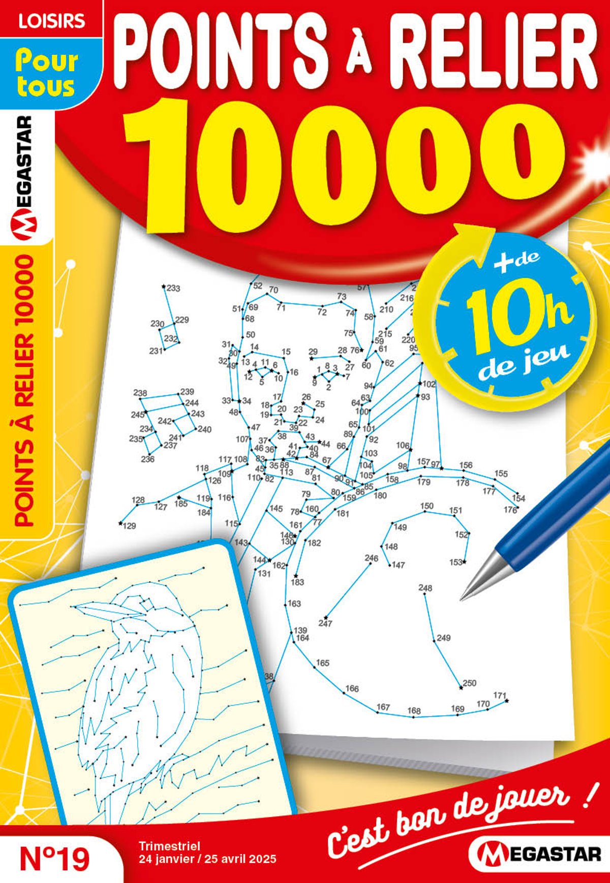 Points à relier 10 000 Numéro 19