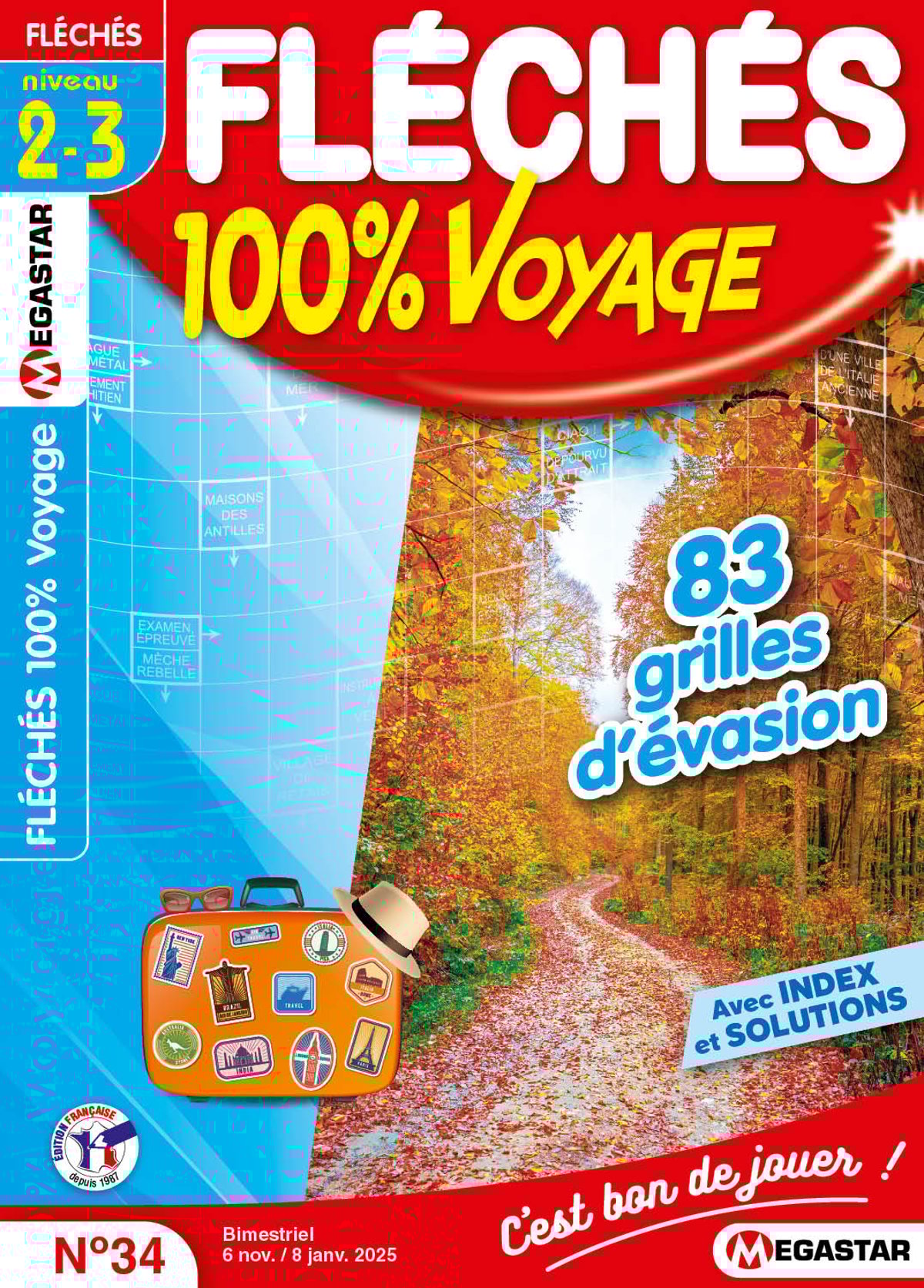 Fléchés Voyage Numéro 34