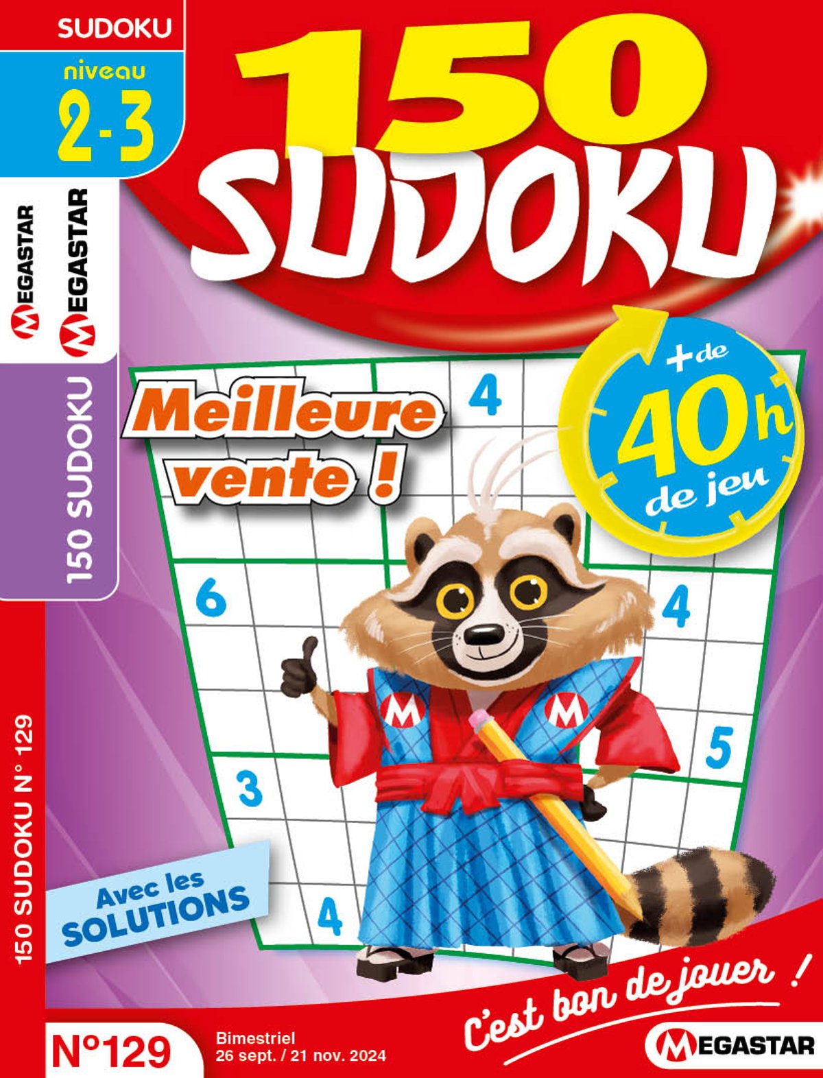 150 Sudoku Numéro 129