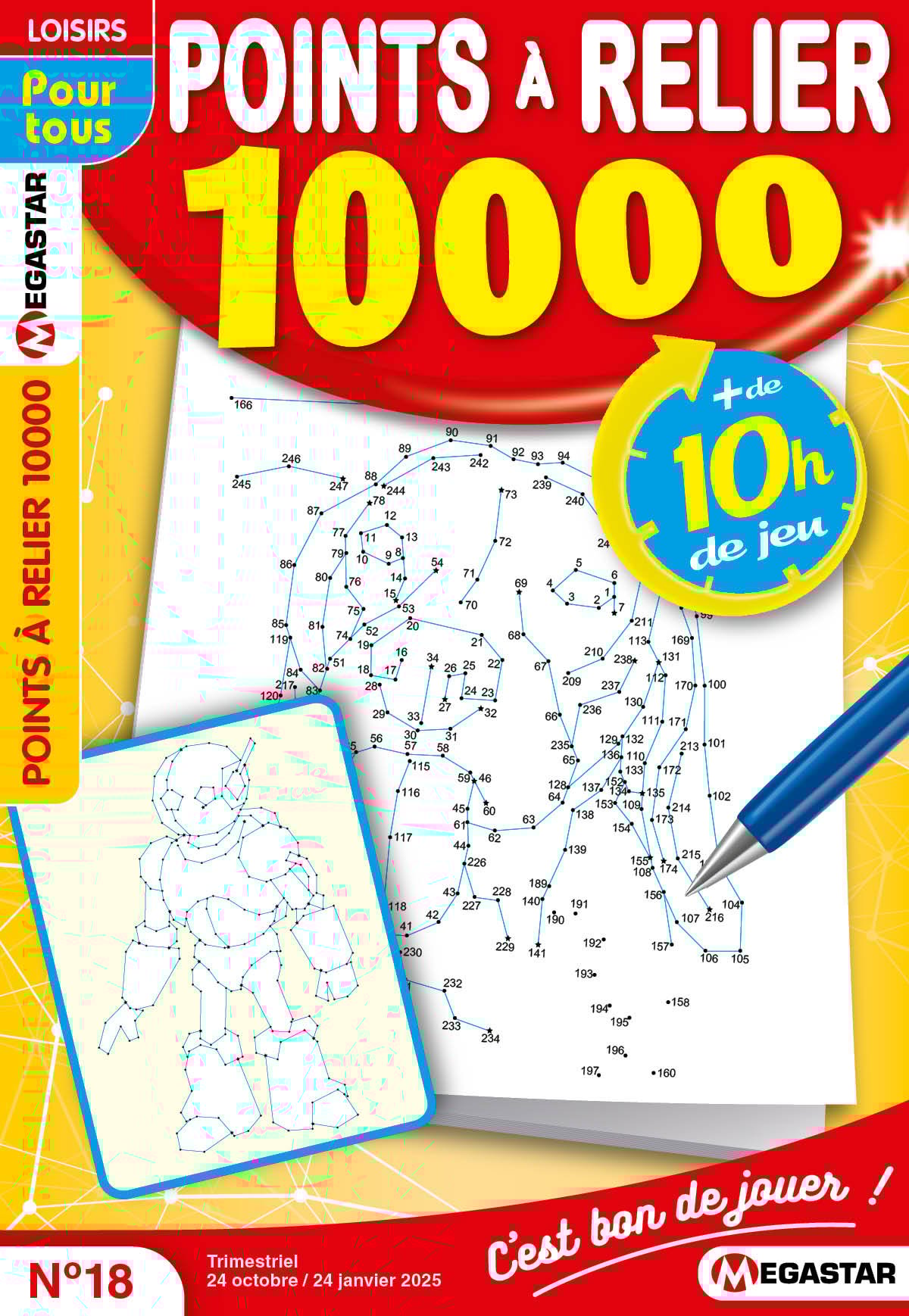 Points à relier 10 000 Numéro 18