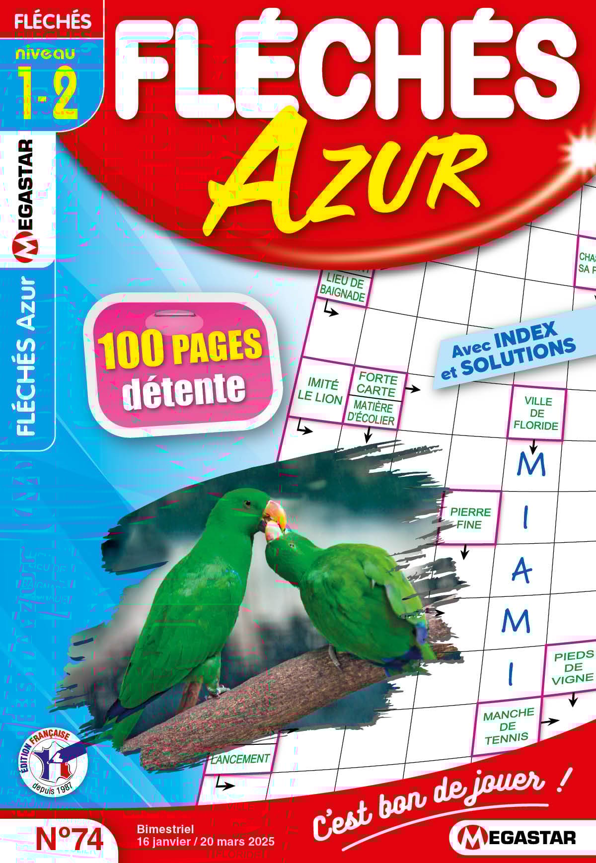 Fléchés Azur Numéro 74