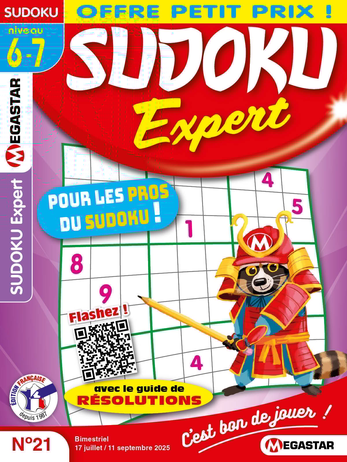 Sudoku Expert Numéro 21
