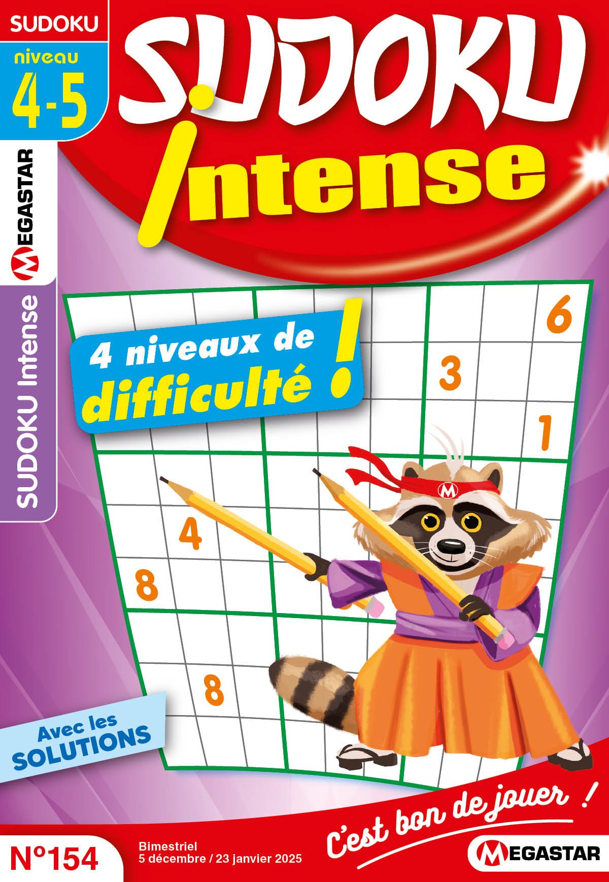 Sudoku Intense Numéro 154