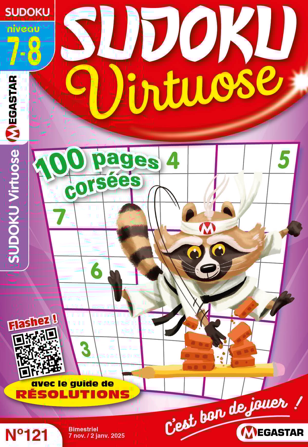 Sudoku Virtuose Numéro 121