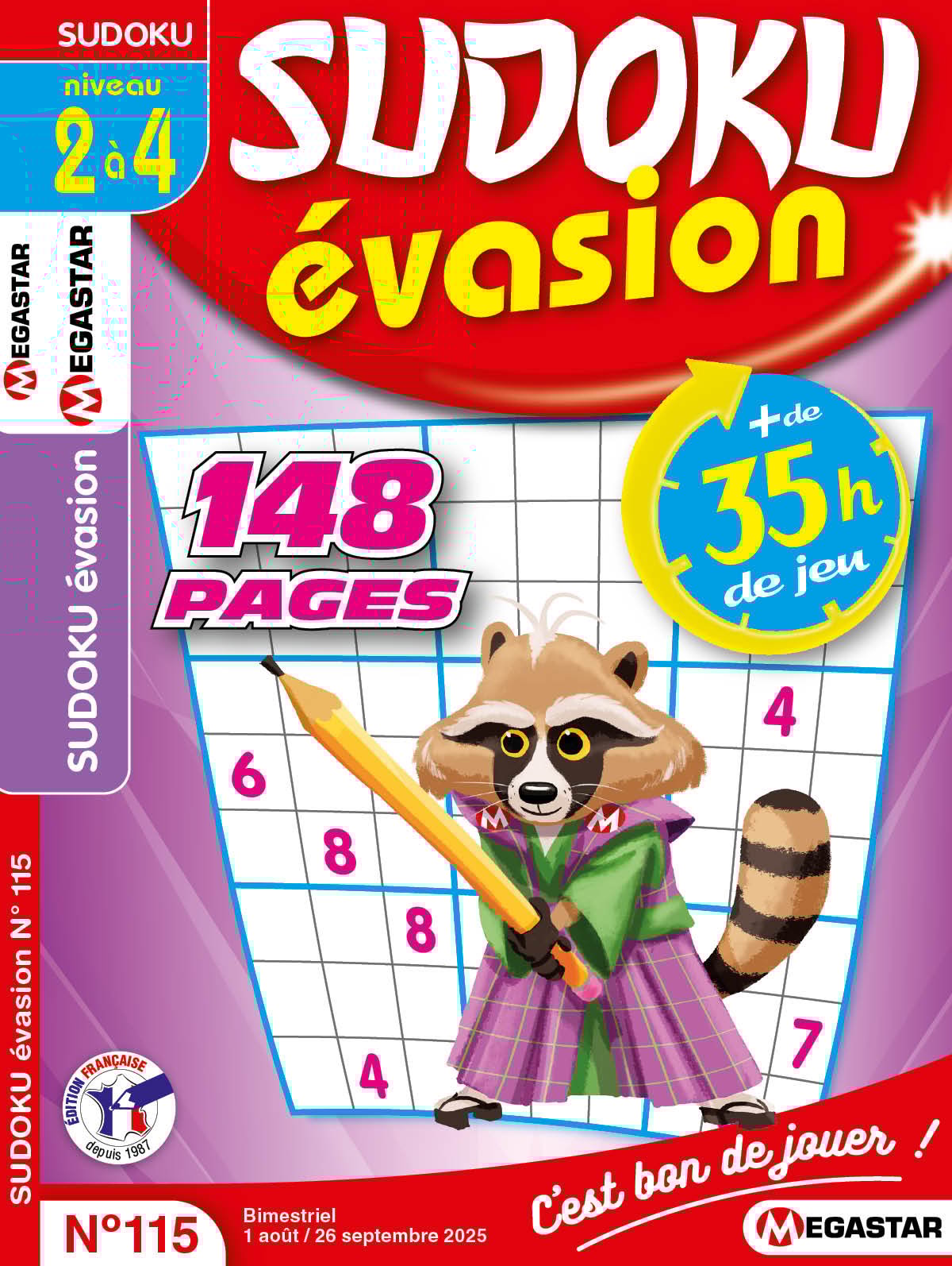 Sudoku évasion Numéro 115