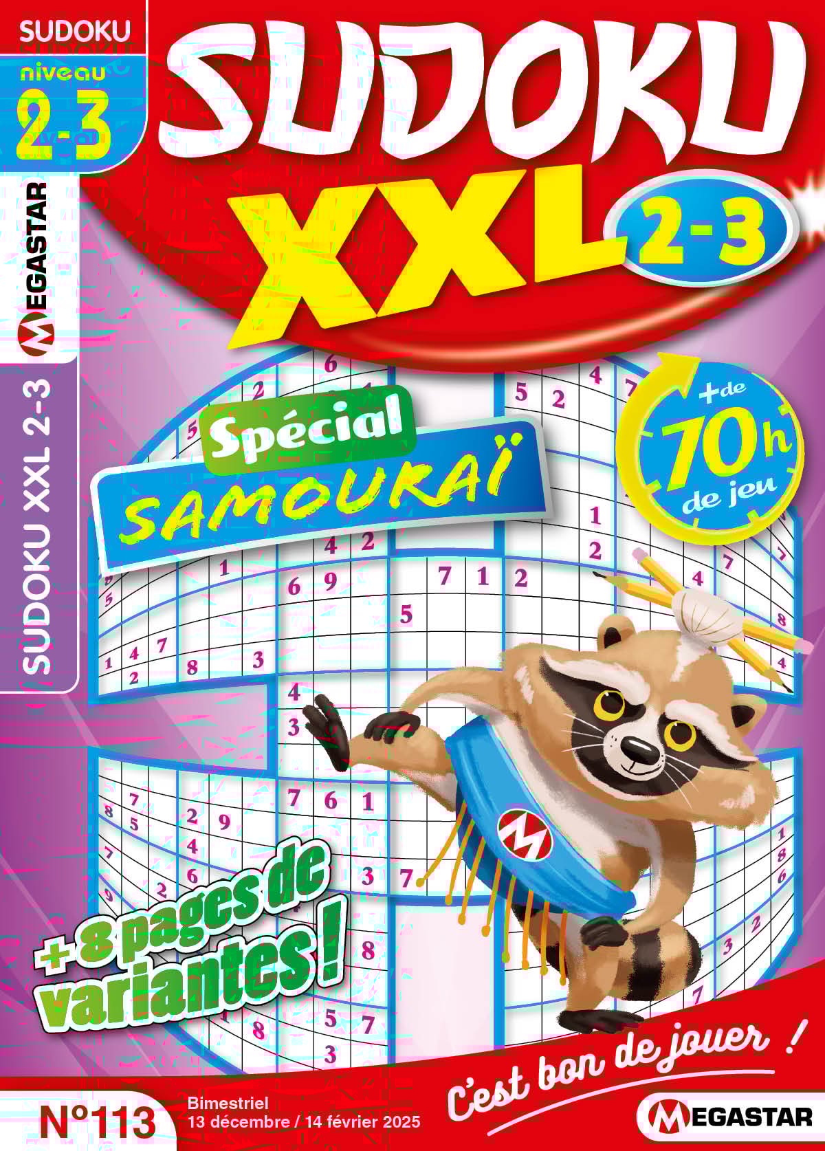 Sudoku XXL 2-3 Numéro 113