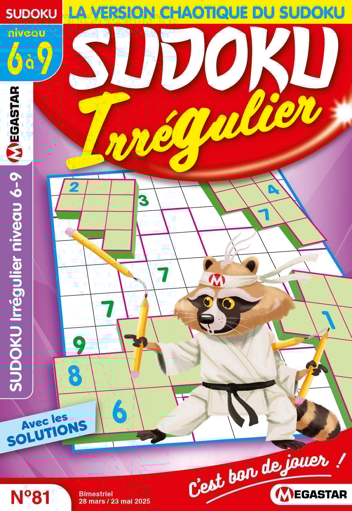 Sudoku Irrégulier Numéro 81