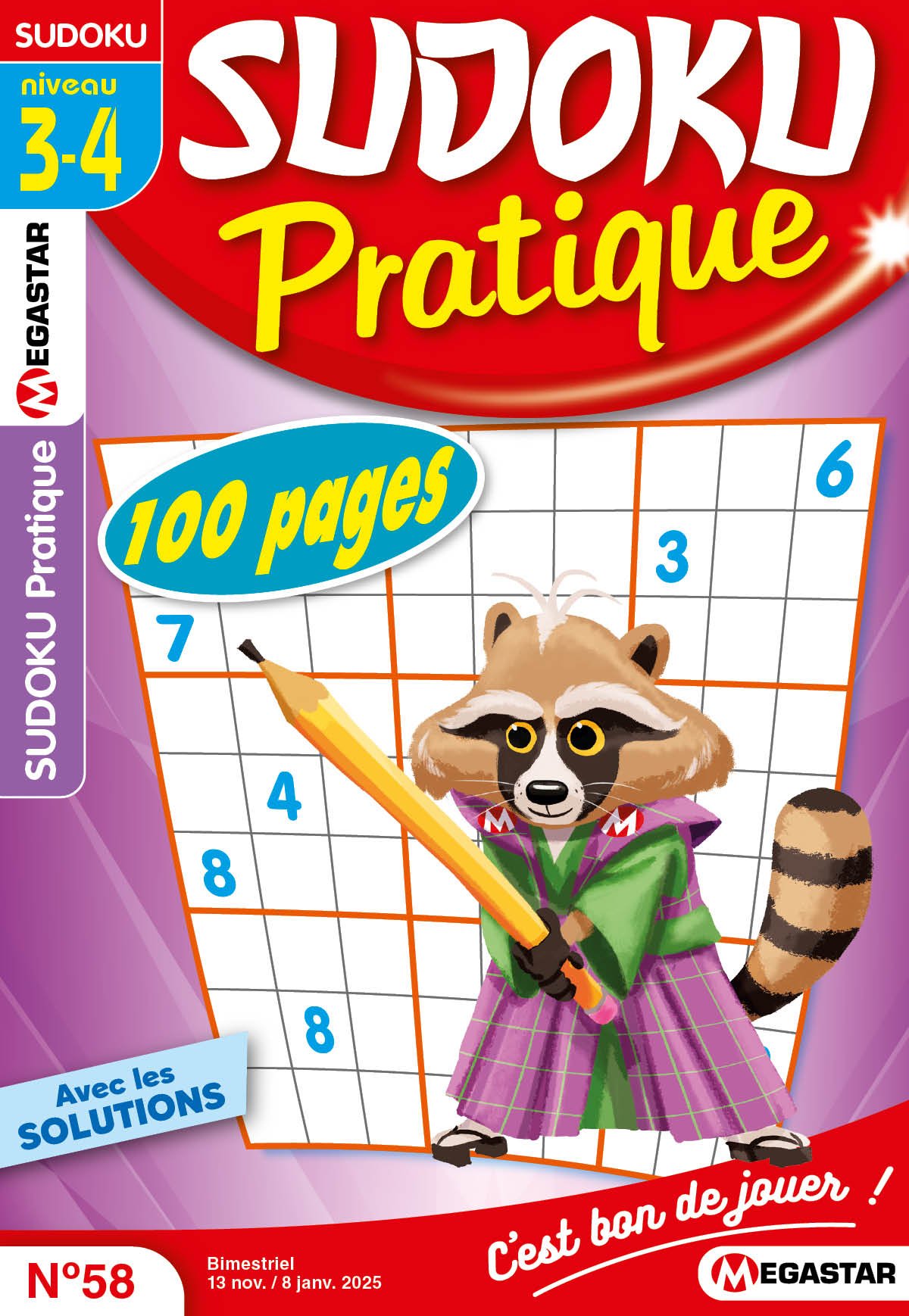 Sudoku Pratique Numéro 58
