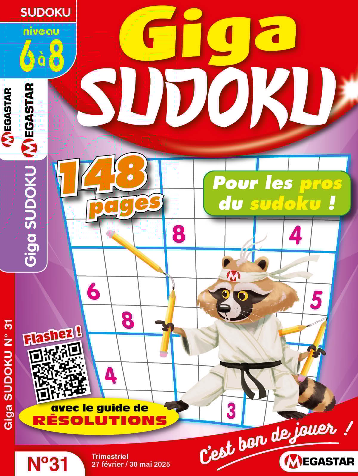 Giga Sudoku niv 6 à 8 Numéro 31
