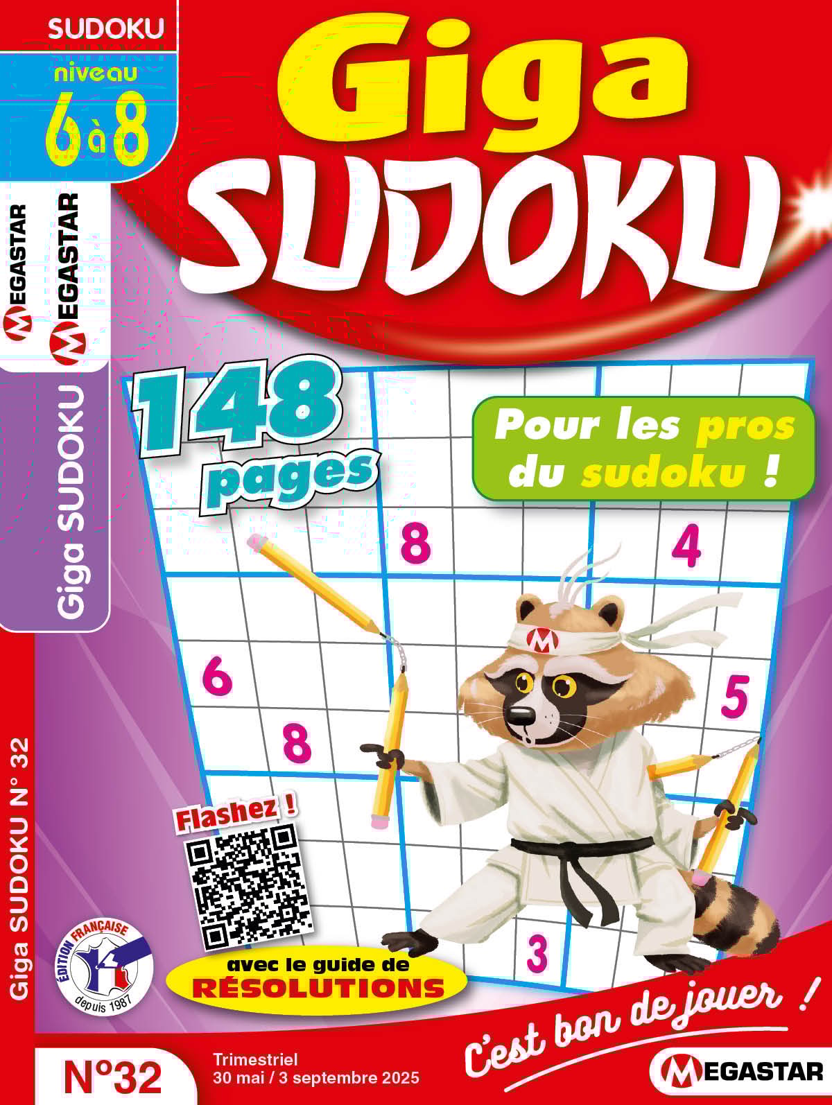 Giga Sudoku niv 6 à 8 Numéro 32