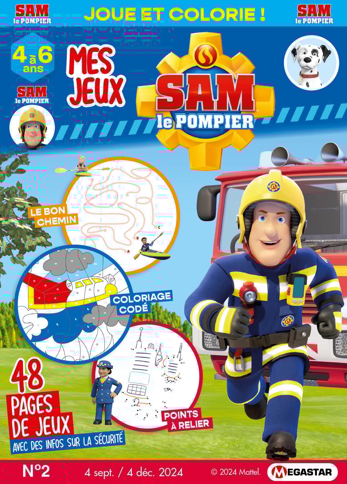 Mes jeux Sam le pompier 4 à 6 ans Numéro 2