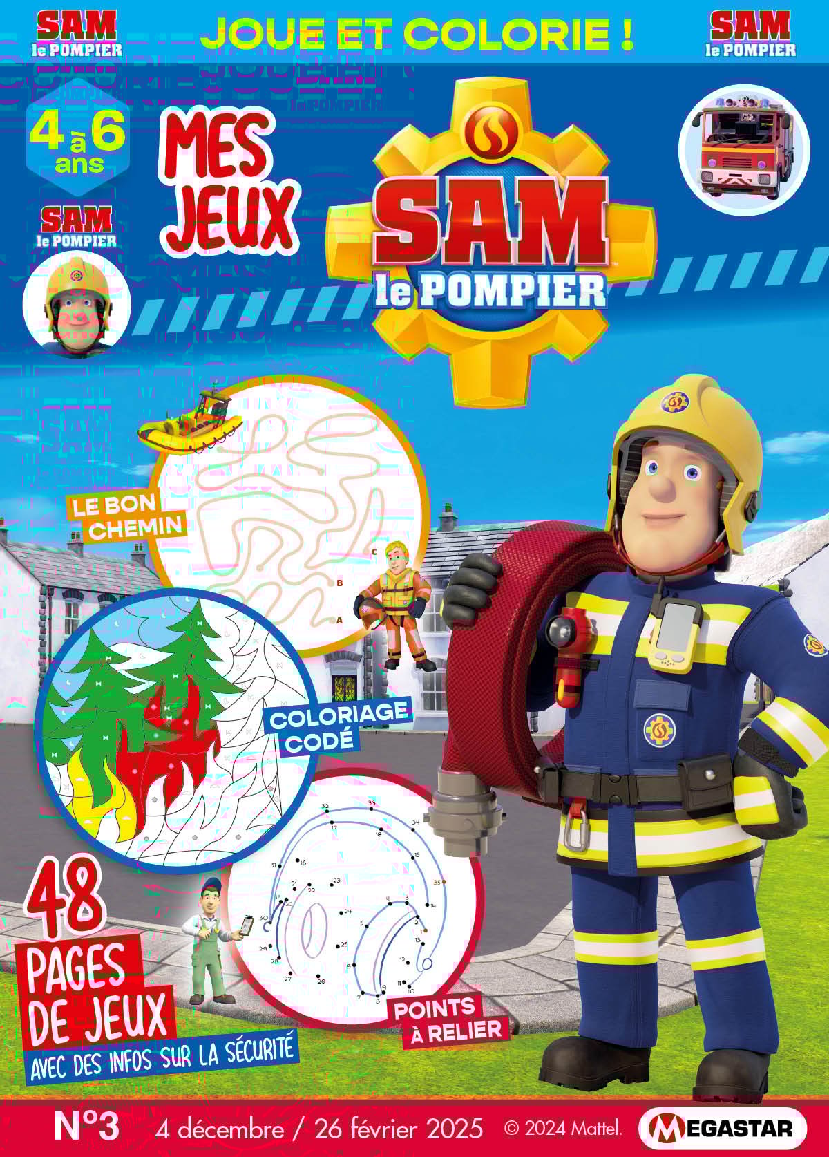 Mes jeux Sam le pompier 4 à 6 ans Numéro 3