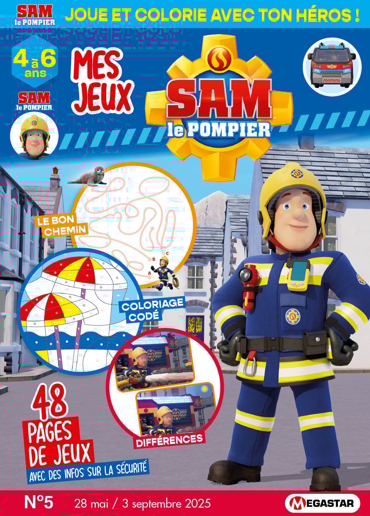 Mes jeux Sam le pompier 4 à 6 ans Numéro 5