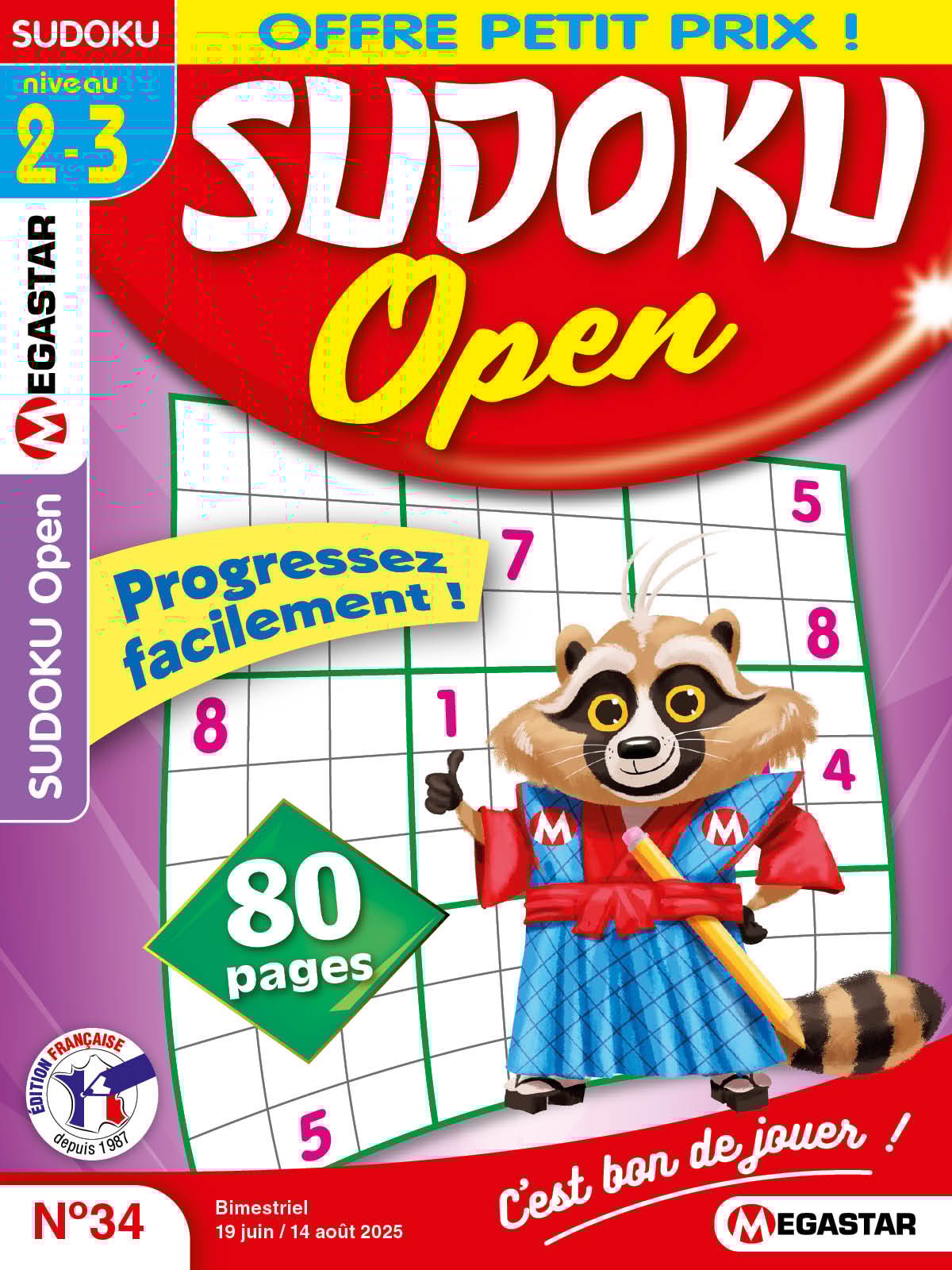Sudoku Open Numéro 34