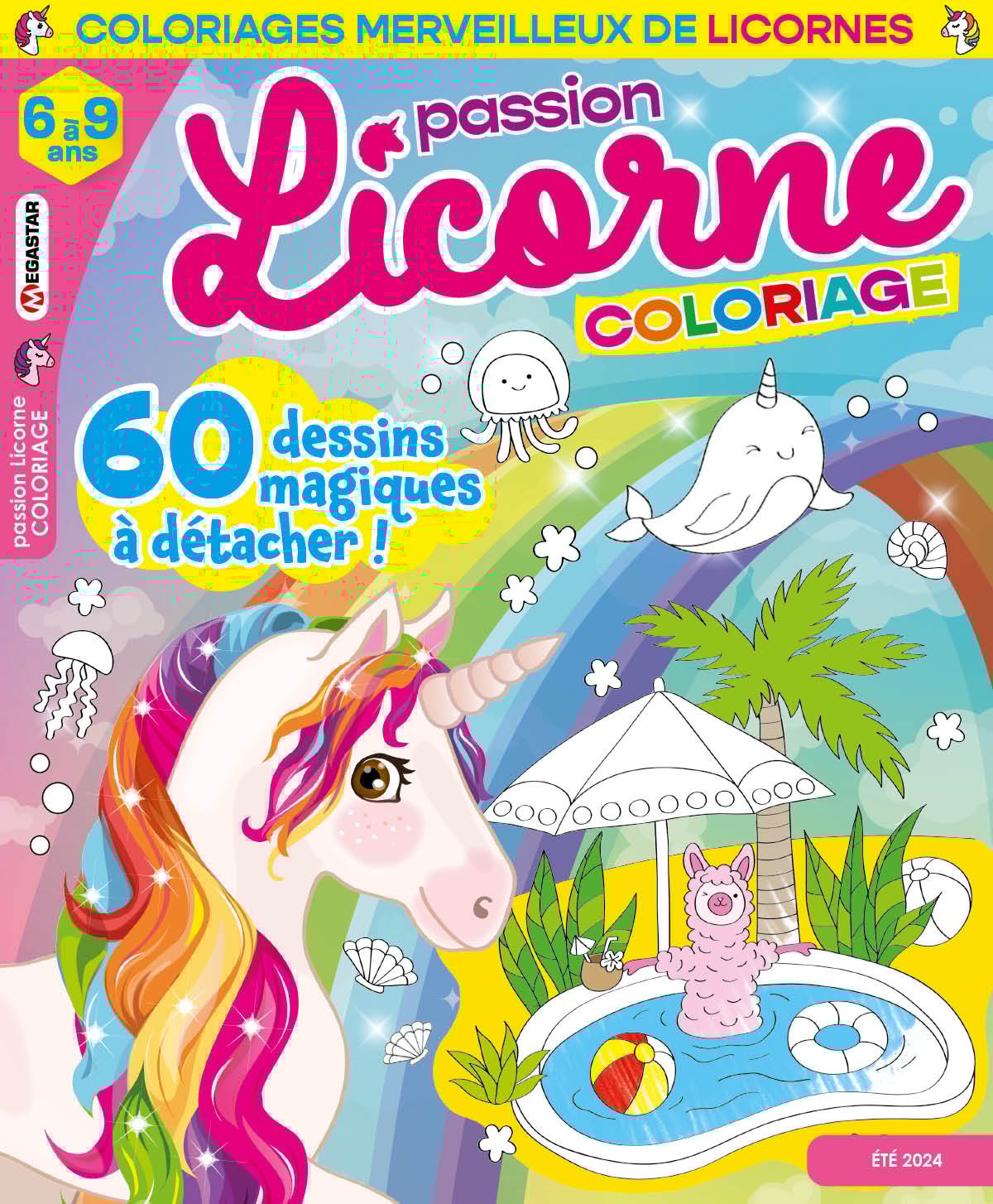 Passion licorne Coloriage Numéro 23