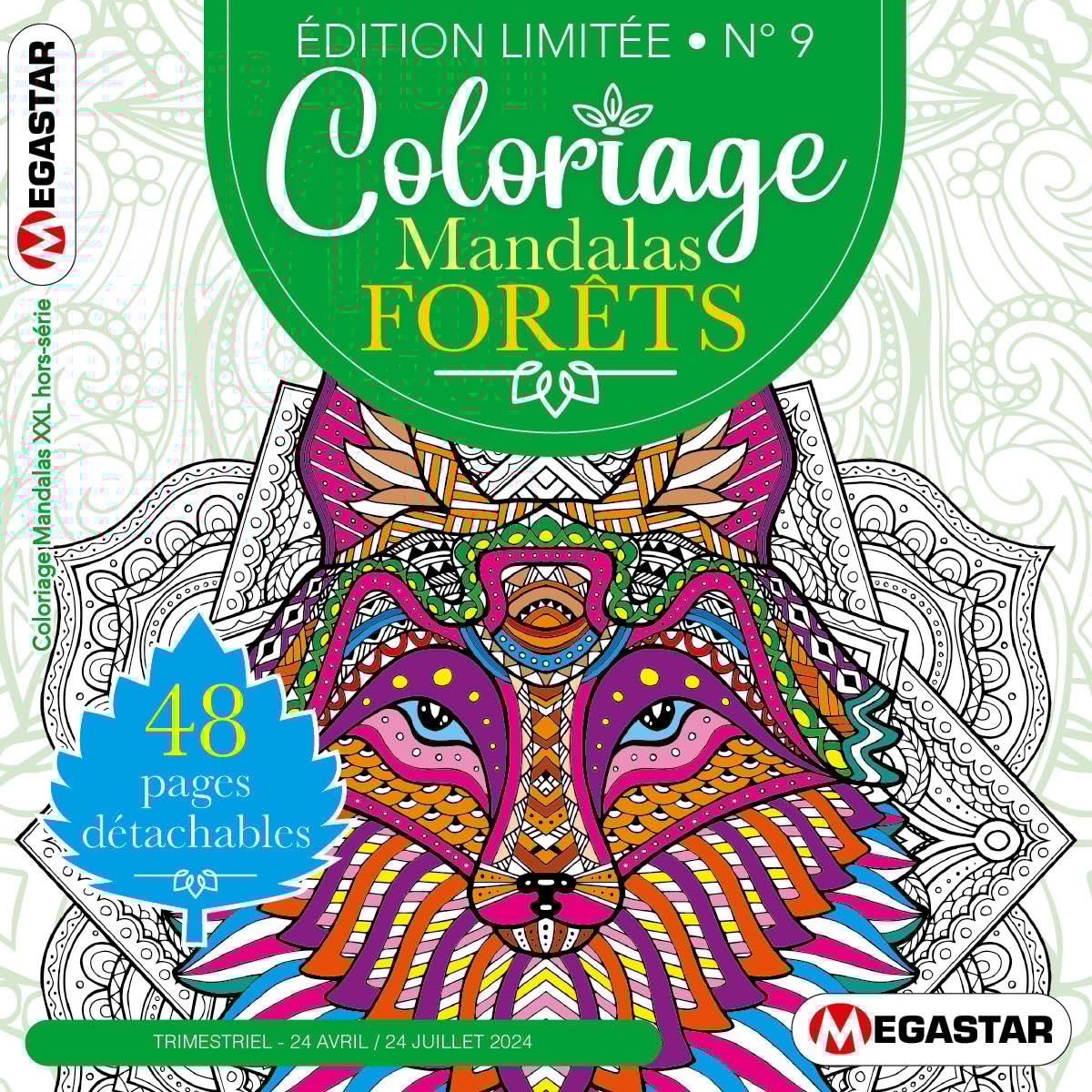 Coloriage Mandalas XXL Hors-série Numéro 9