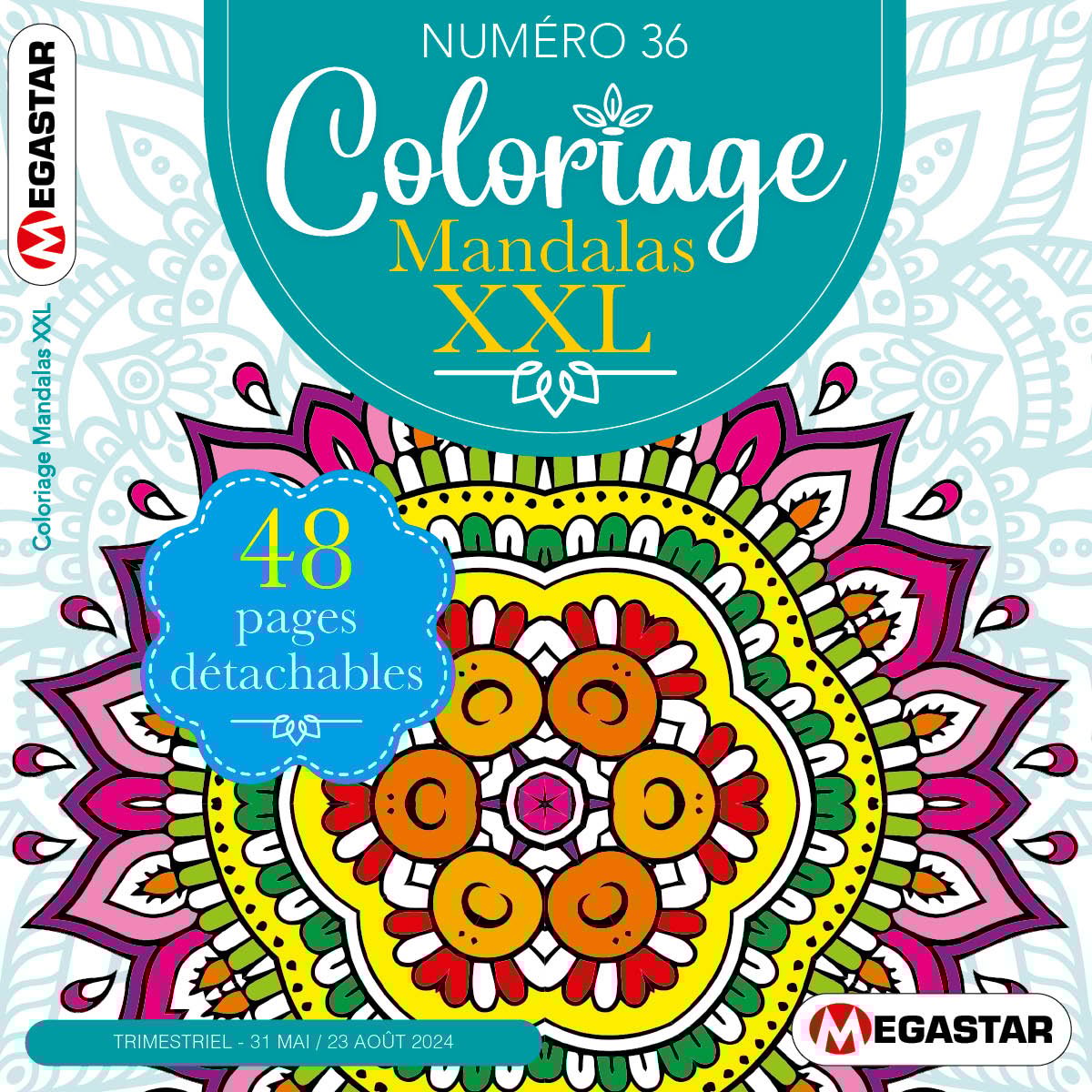 Coloriage Mandalas XXL Numéro 36