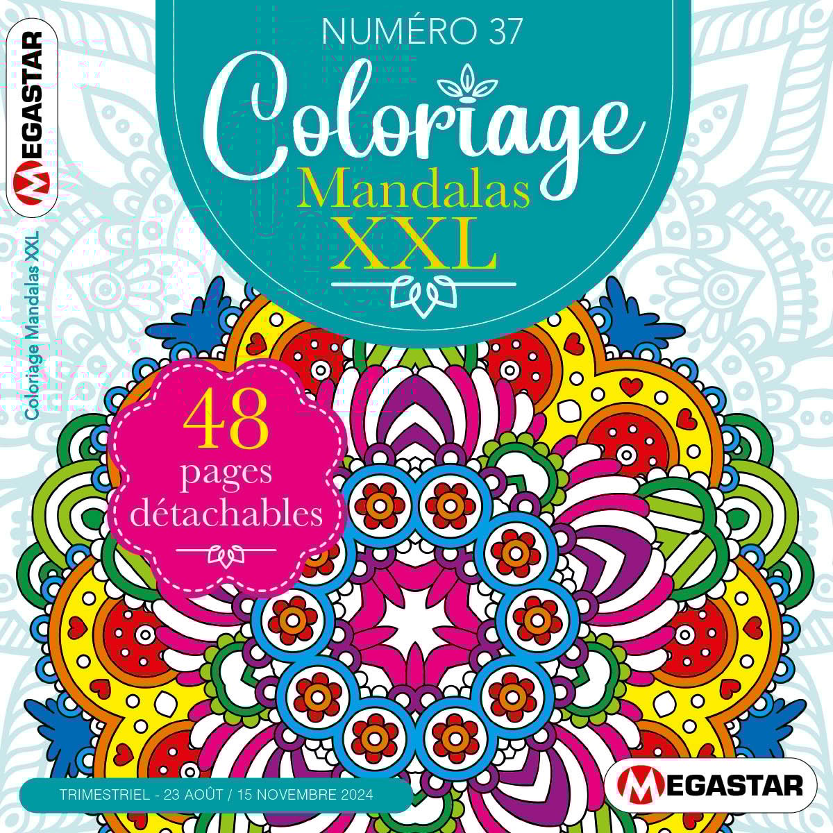 Coloriage Mandalas XXL Numéro 37