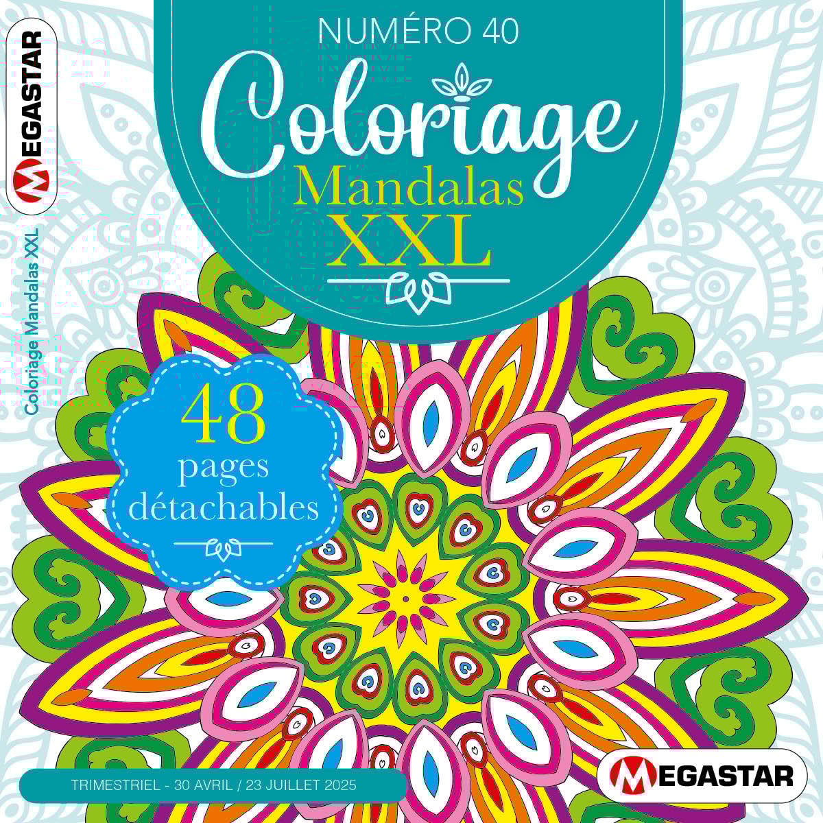 Coloriage Mandalas XXL Numéro 40