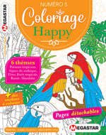 Coloriage Happy - Numéro 5