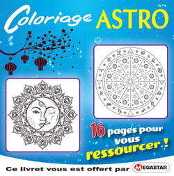 16 pages de coloriages - Thème Astro