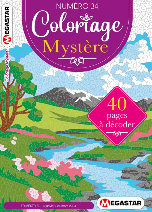  Coloriage mystère: livre de coloriage pour adultes par