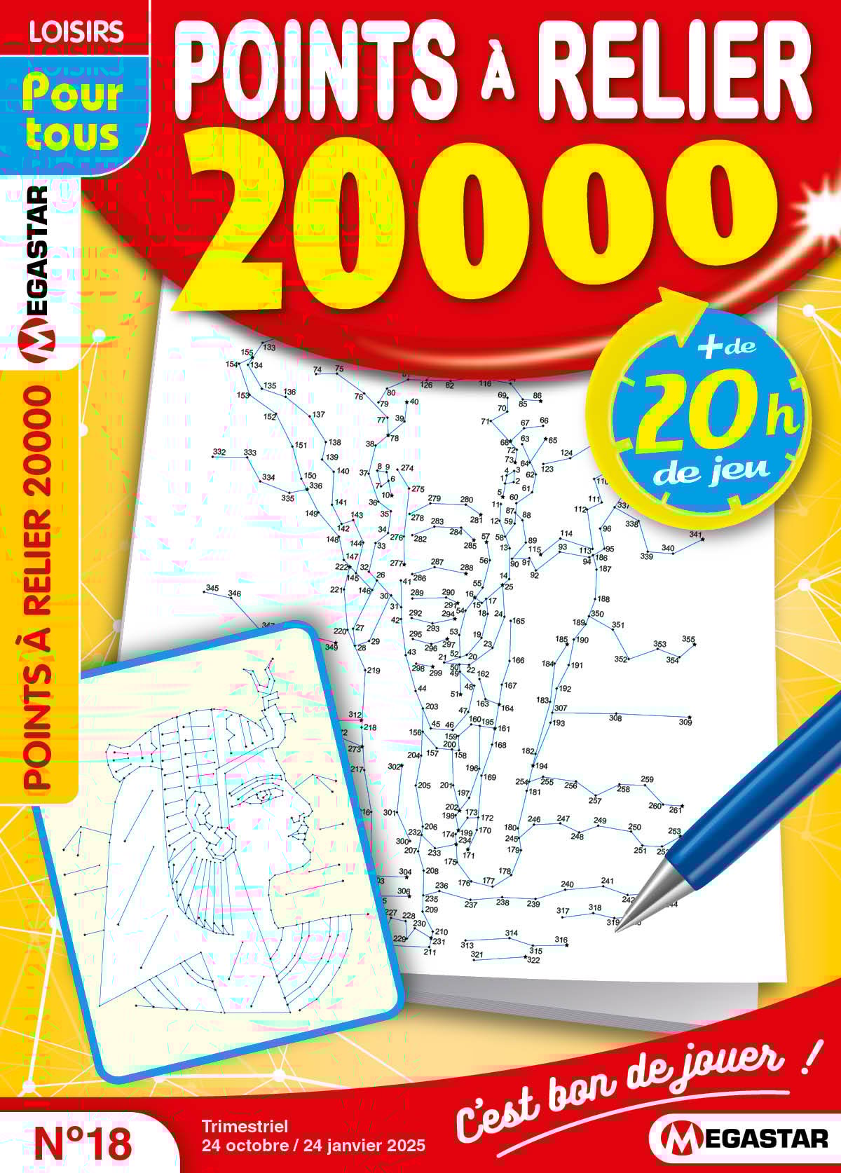 Points à relier 20 000 Numéro 18