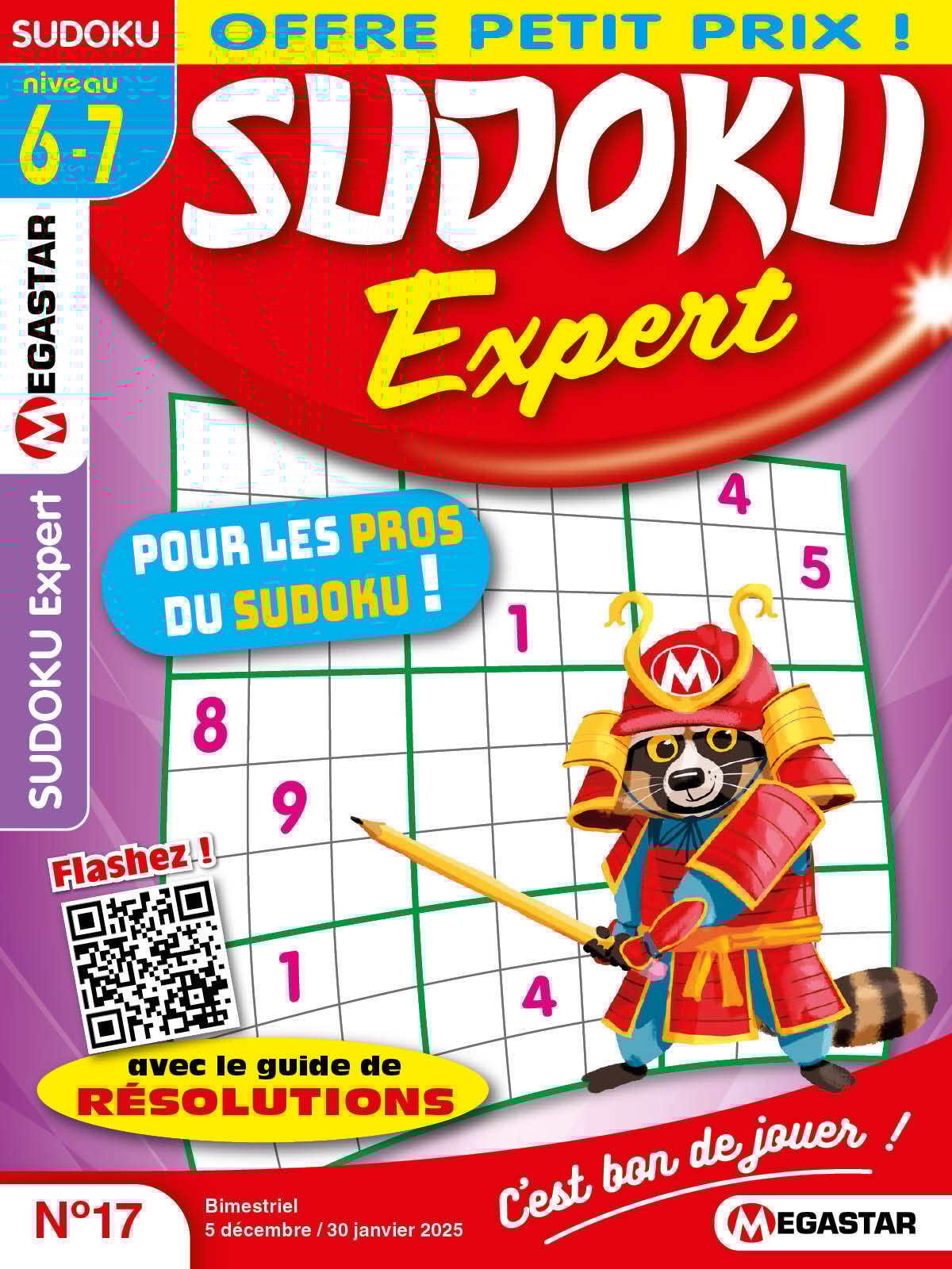 Sudoku Expert Numéro 17