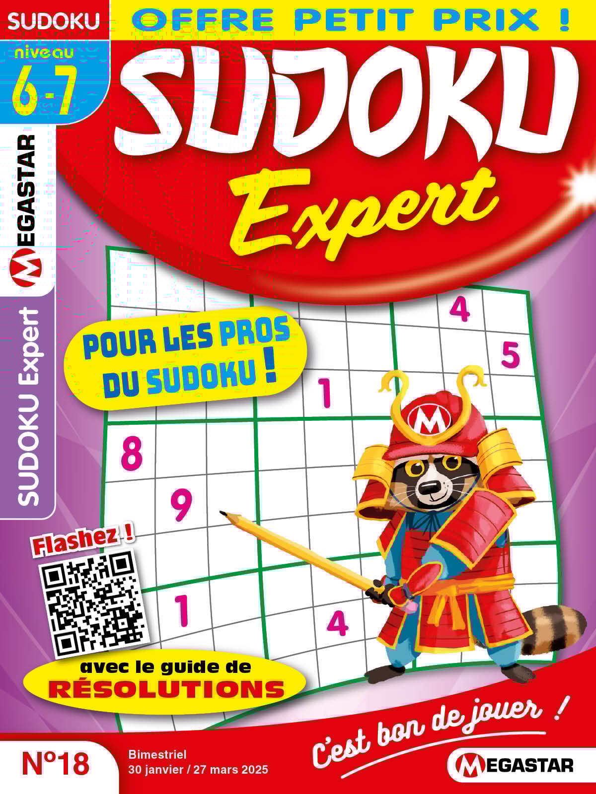 Sudoku Expert Numéro 18