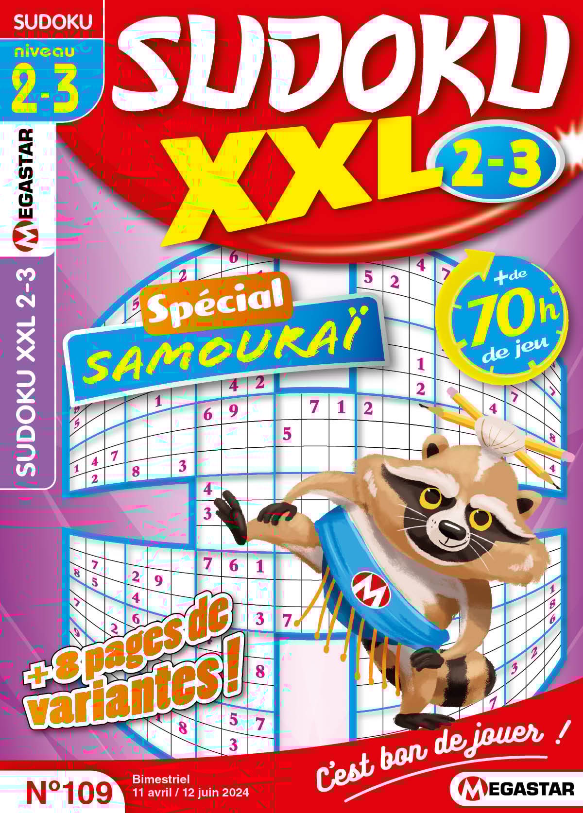 Sudoku XXL 2-3 Numéro 109
