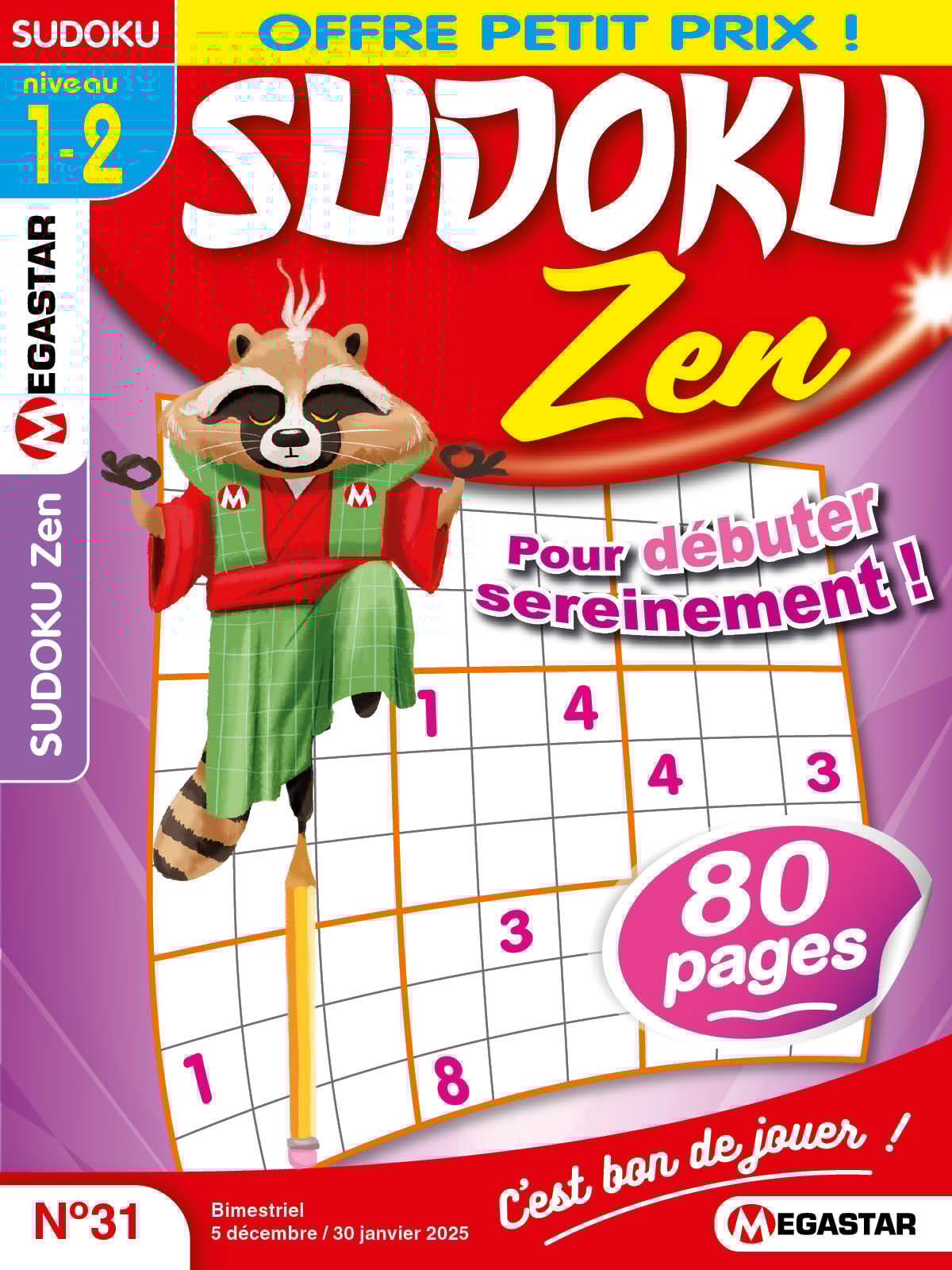 Sudoku Zen Numéro 31