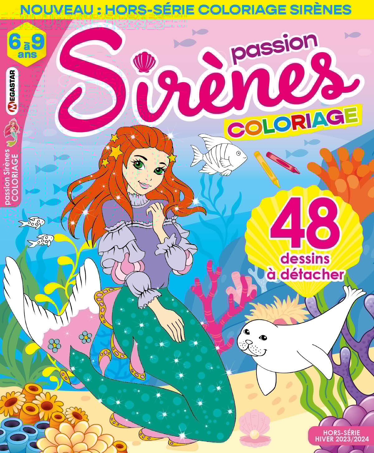 Passion Sirènes coloriages Hors-série  Numéro 3