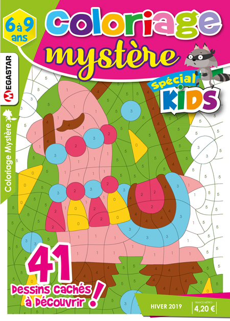 Coloriage Mystère spécial Kids, Edition 7, Junior Coloring