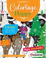 Coloriage Happy - Numéro 4