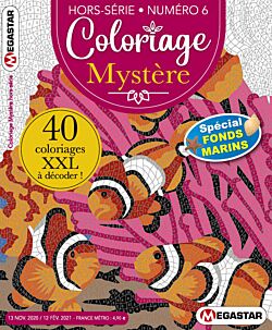 Coloriage Mystere Hors-série - Numéro 6