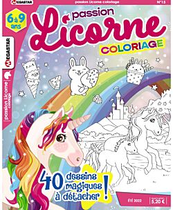 Passion licorne Coloriage - Numéro 15